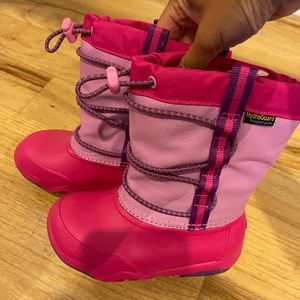 Crocs waterproof boots.